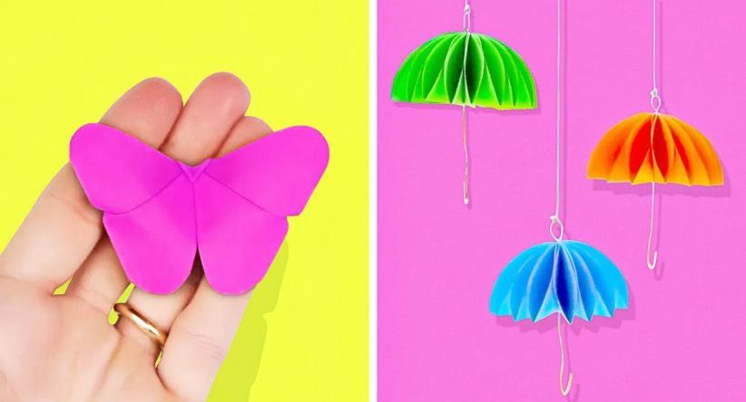 Origami para crianças: 10 trabalhos em papel