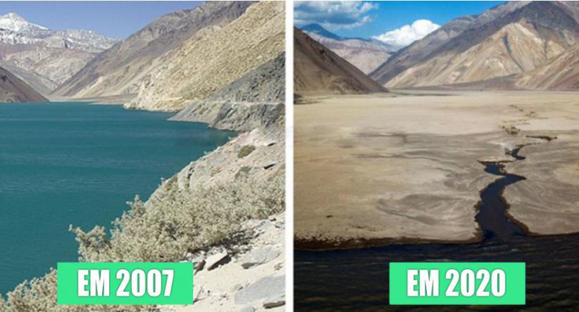 15 Comparações mostrando que as mudanças climáticas são muit