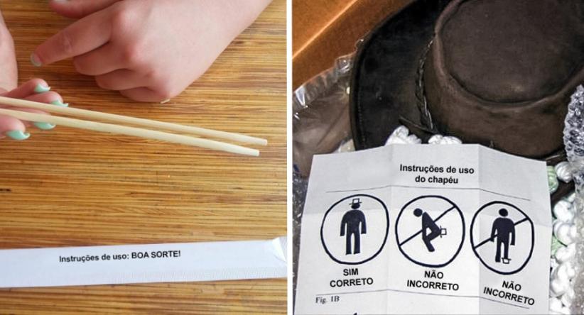 16 Instruções que foram diretas até demais