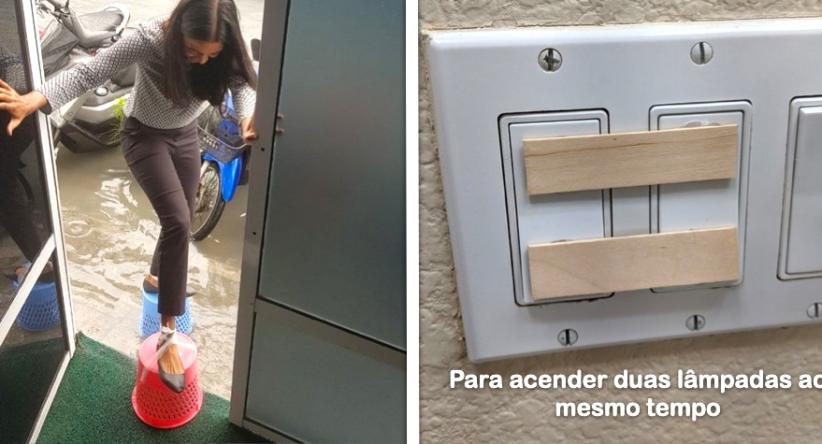 17 Pessoas que deram um “jeitinho” muito criativo de resolve