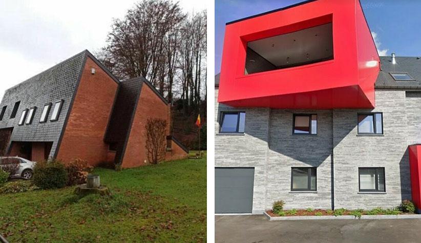22 Casas horríveis mostrando que a arquitetura belga não é d