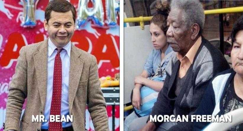 22 Vezes em que as pessoas se depararam com “sósias” de famo
