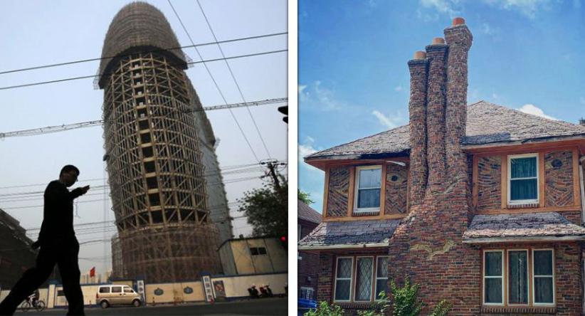 22 Vezes que os profissionais da construção foram longe dema