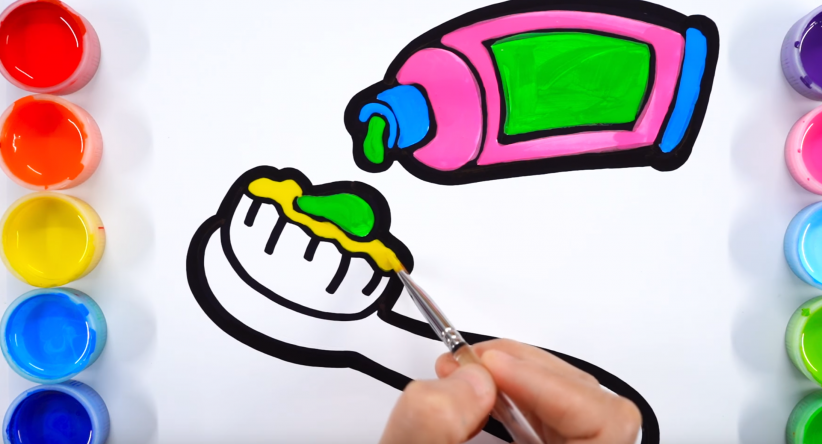 Como desenhar com pasta de dentes?