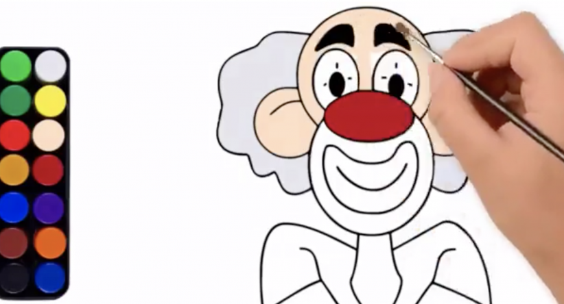 Desenhos para Colorir Desenho Cara De Palhaço