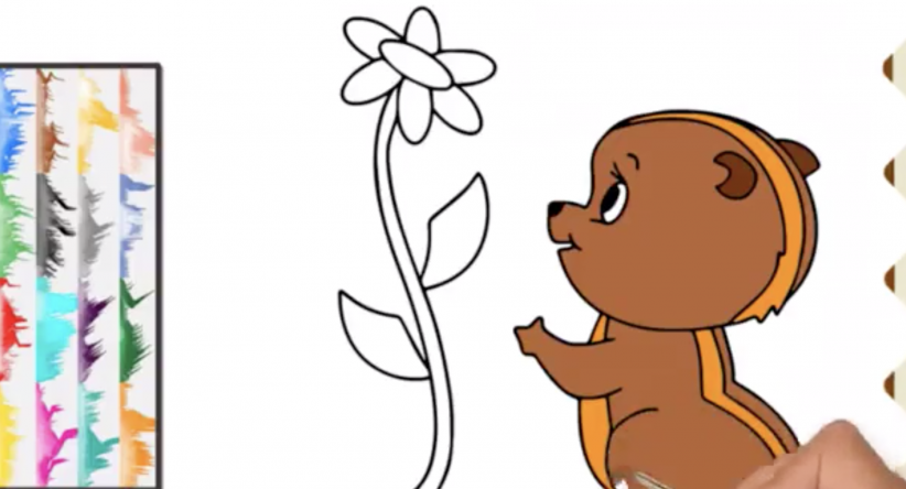 Desenhos para colorir Esquilo Chipmunk
