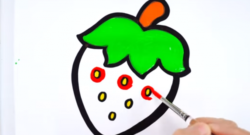 Drawing strawberry