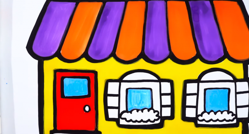 How to draw a House