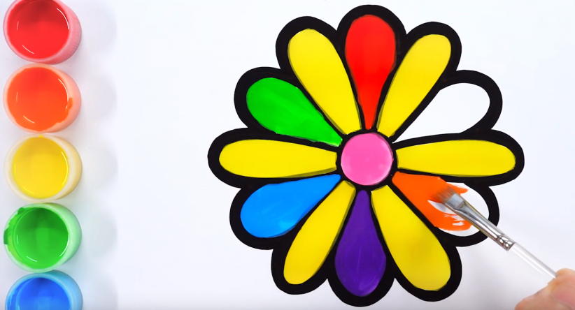 How to draw Flower