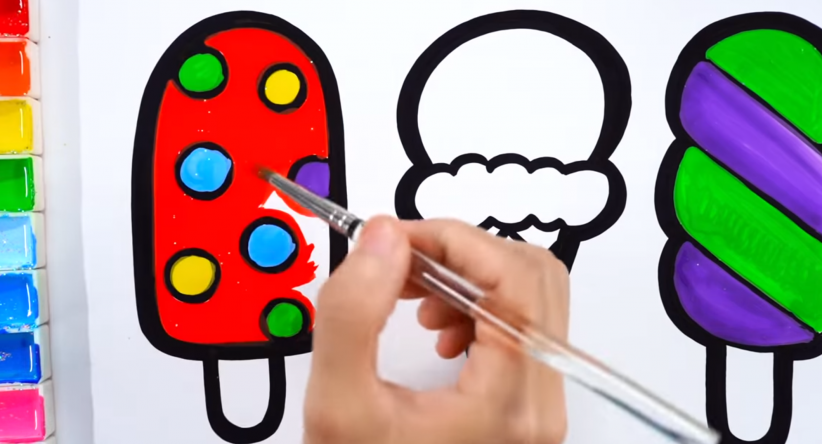 How to draw Ice cream