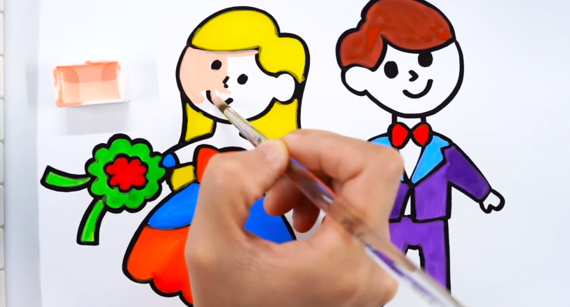How to draw Wedding Bride