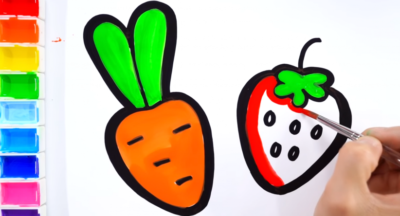 Vegetable drawing